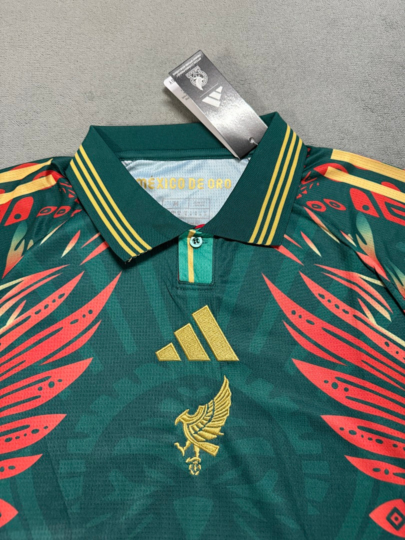 2025-26 Mexico Polo Shirt Green - image 2