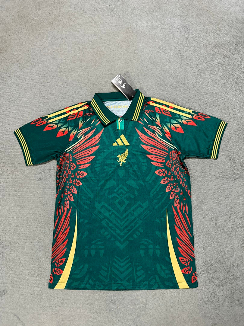 2025-26 Mexico Polo Shirt Green - image 3