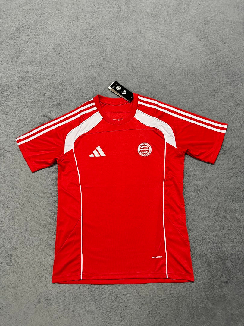 2025-26 Bayern Munich Crew Neck T-Shirt Red - image 3