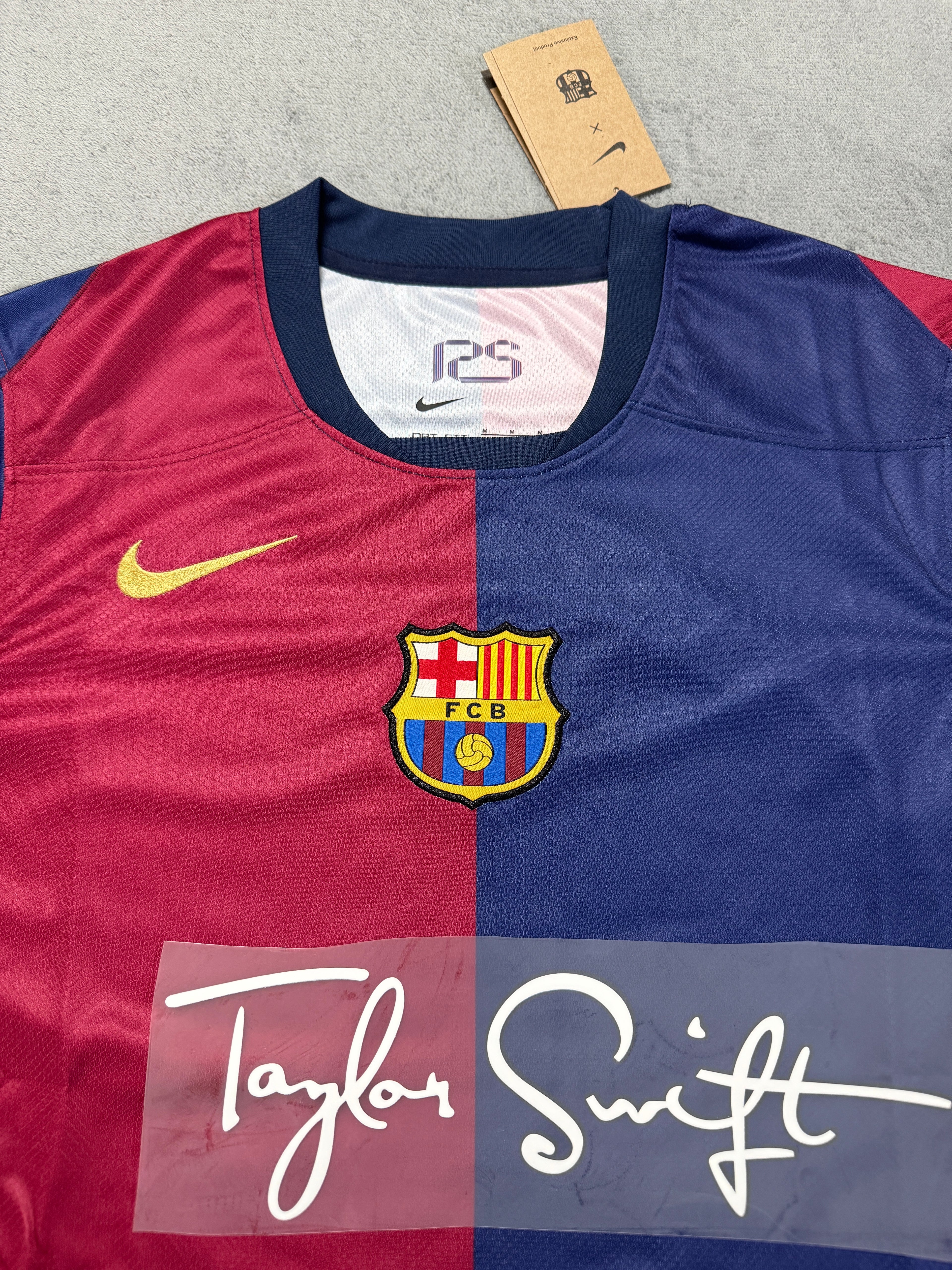 2024-25 Barcelona Home Derby Edition (with Ads) - image 3