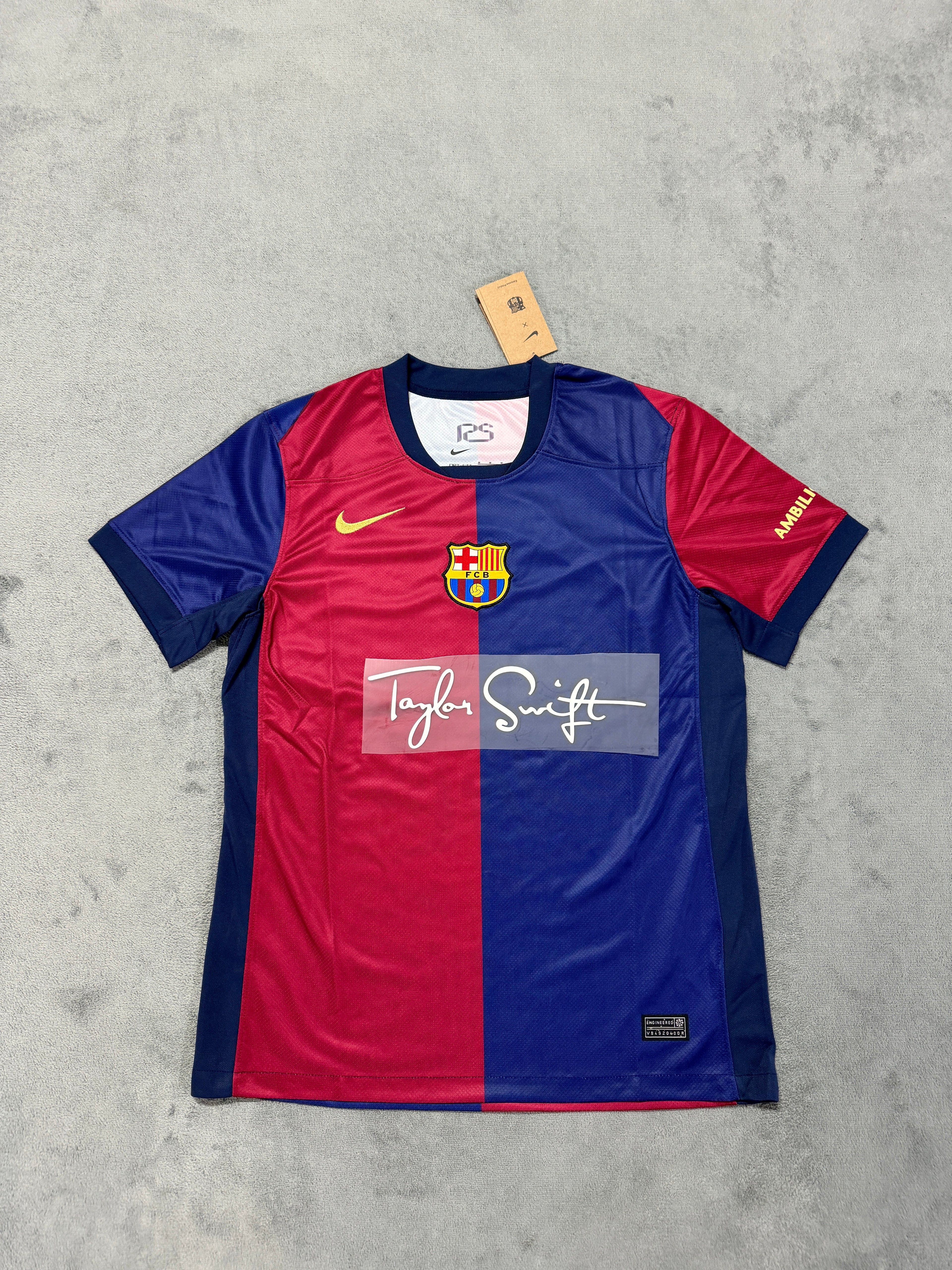 2024-25 Barcelona Home Derby Edition (with Ads)