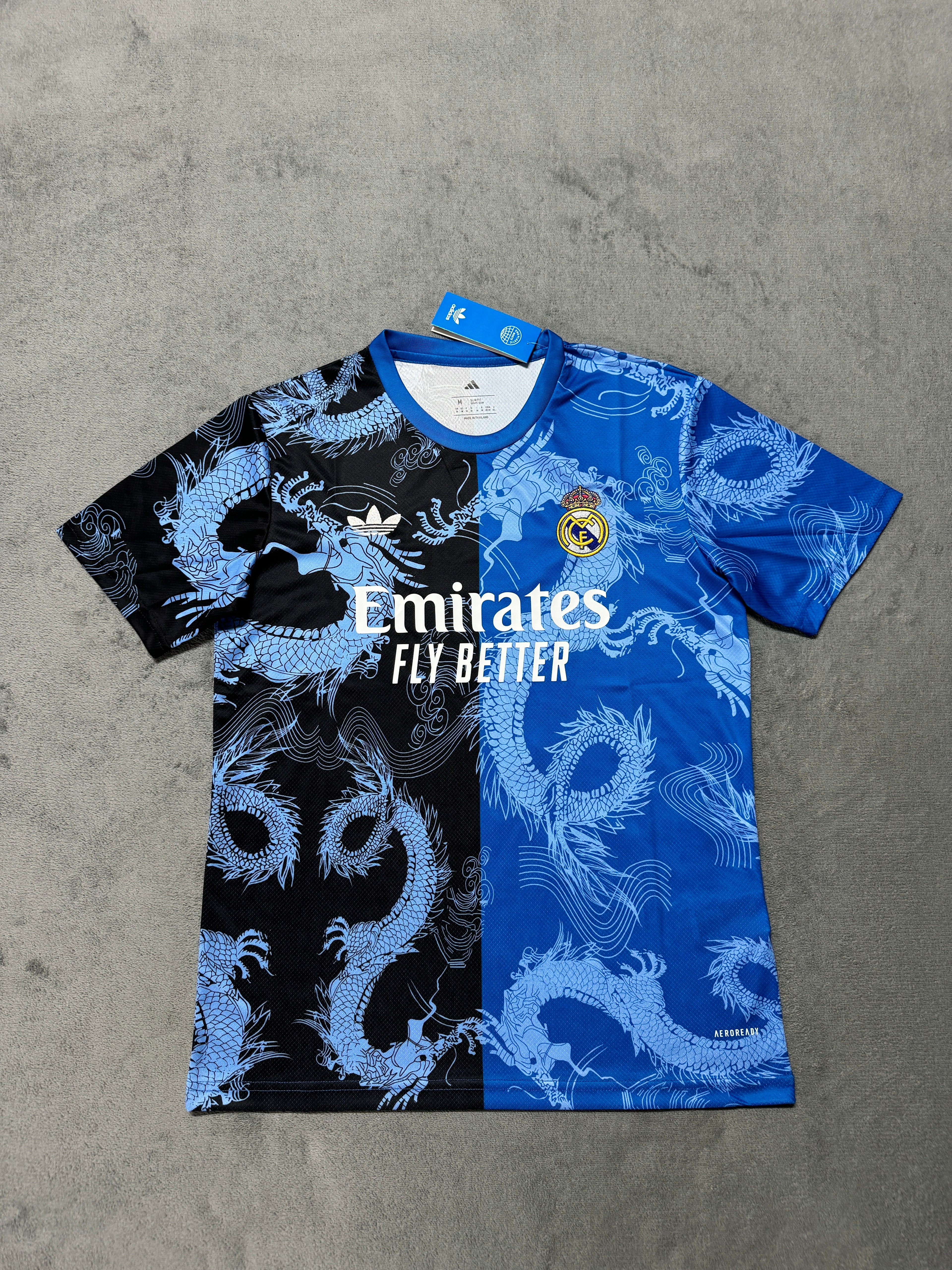 2025-26 Real Madrid Special Edition Blue Black Dragon