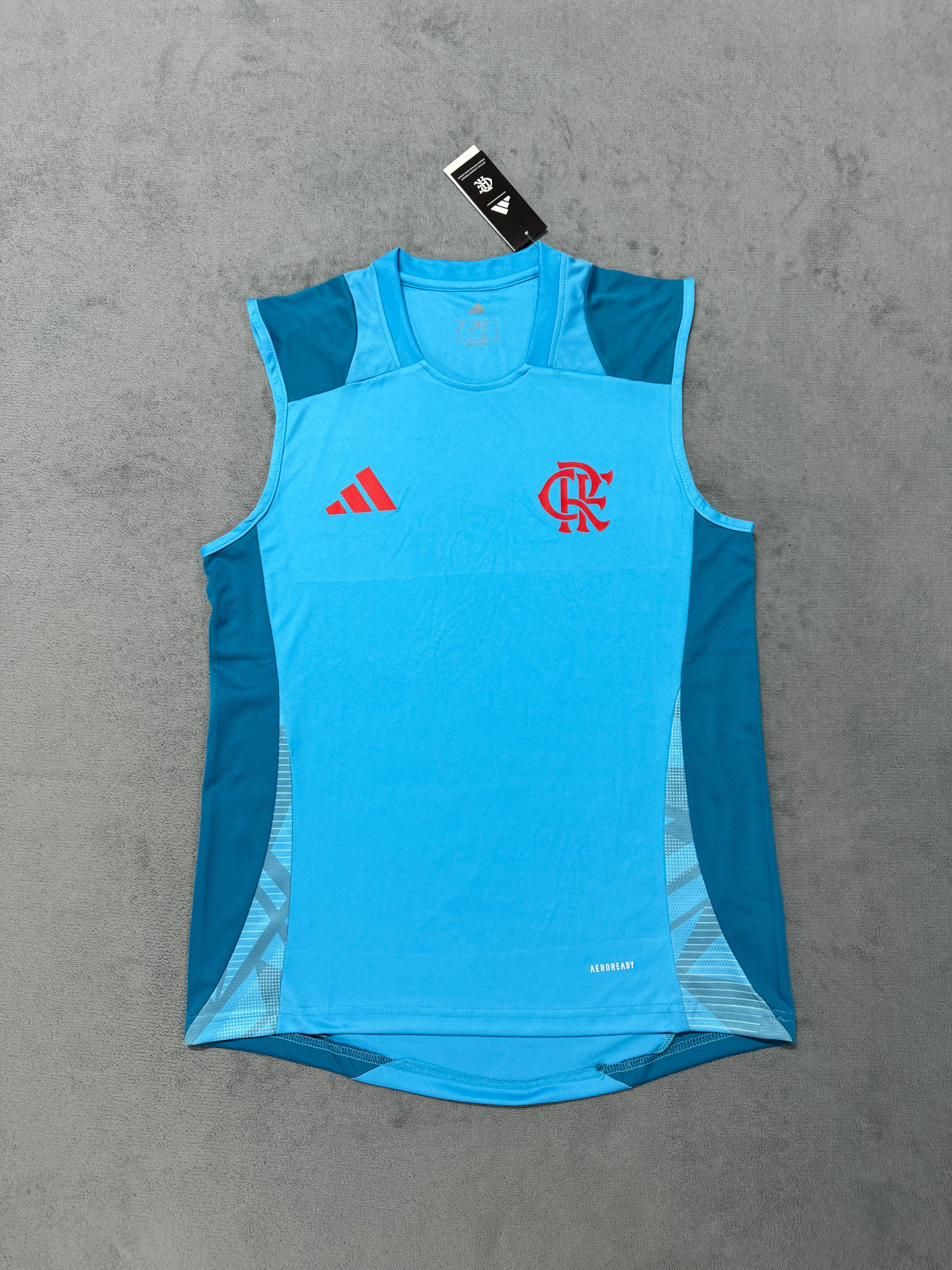 2025-26 Flamengo Training Light Blue Sleeveless