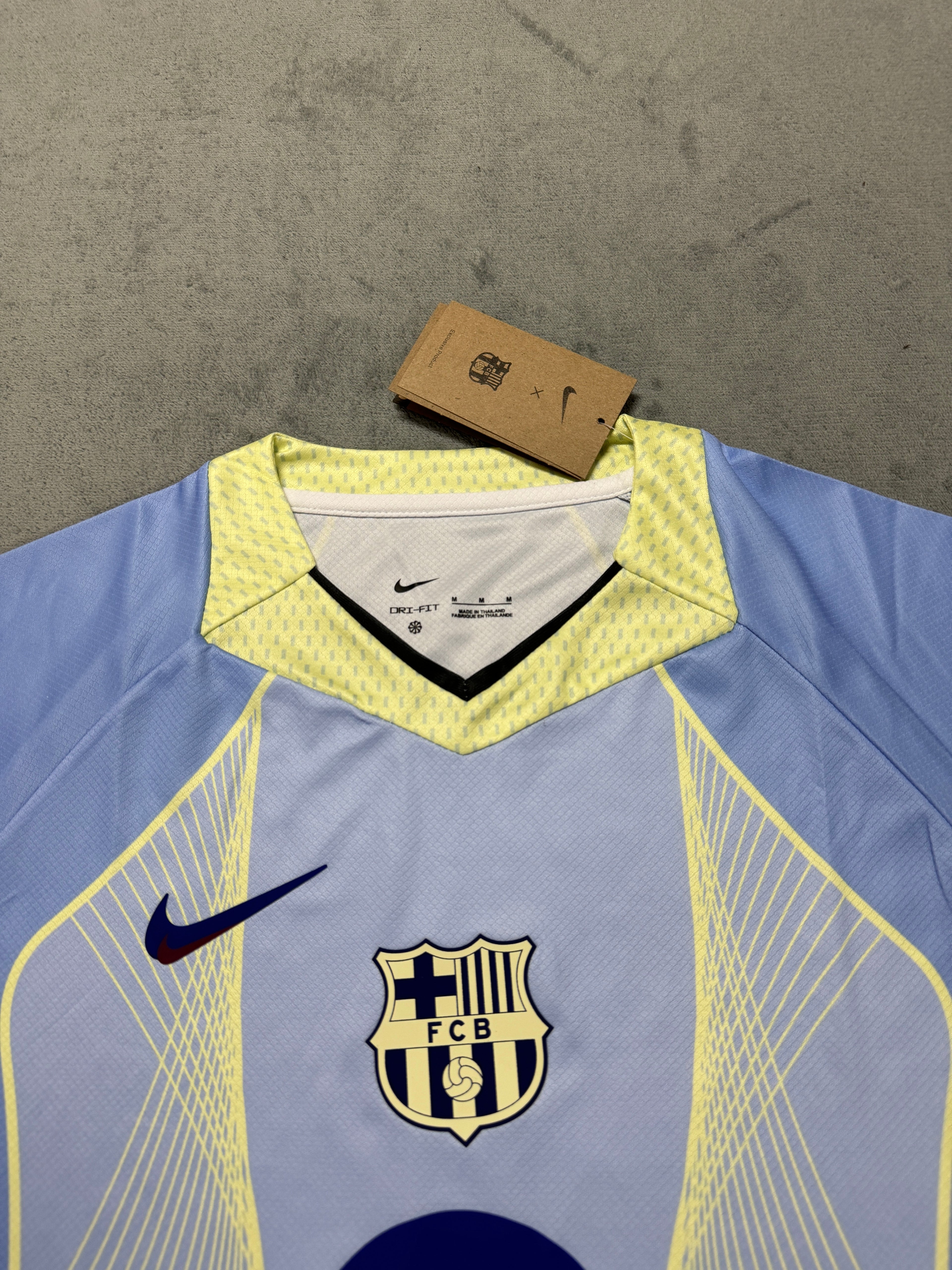 2025-26 Barcelona Pre-Match Training Light Blue - image 3