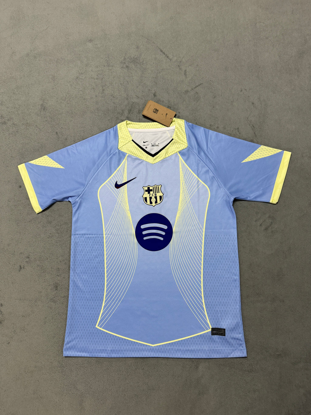 2025-26 Barcelona Pre-Match Training Light Blue
