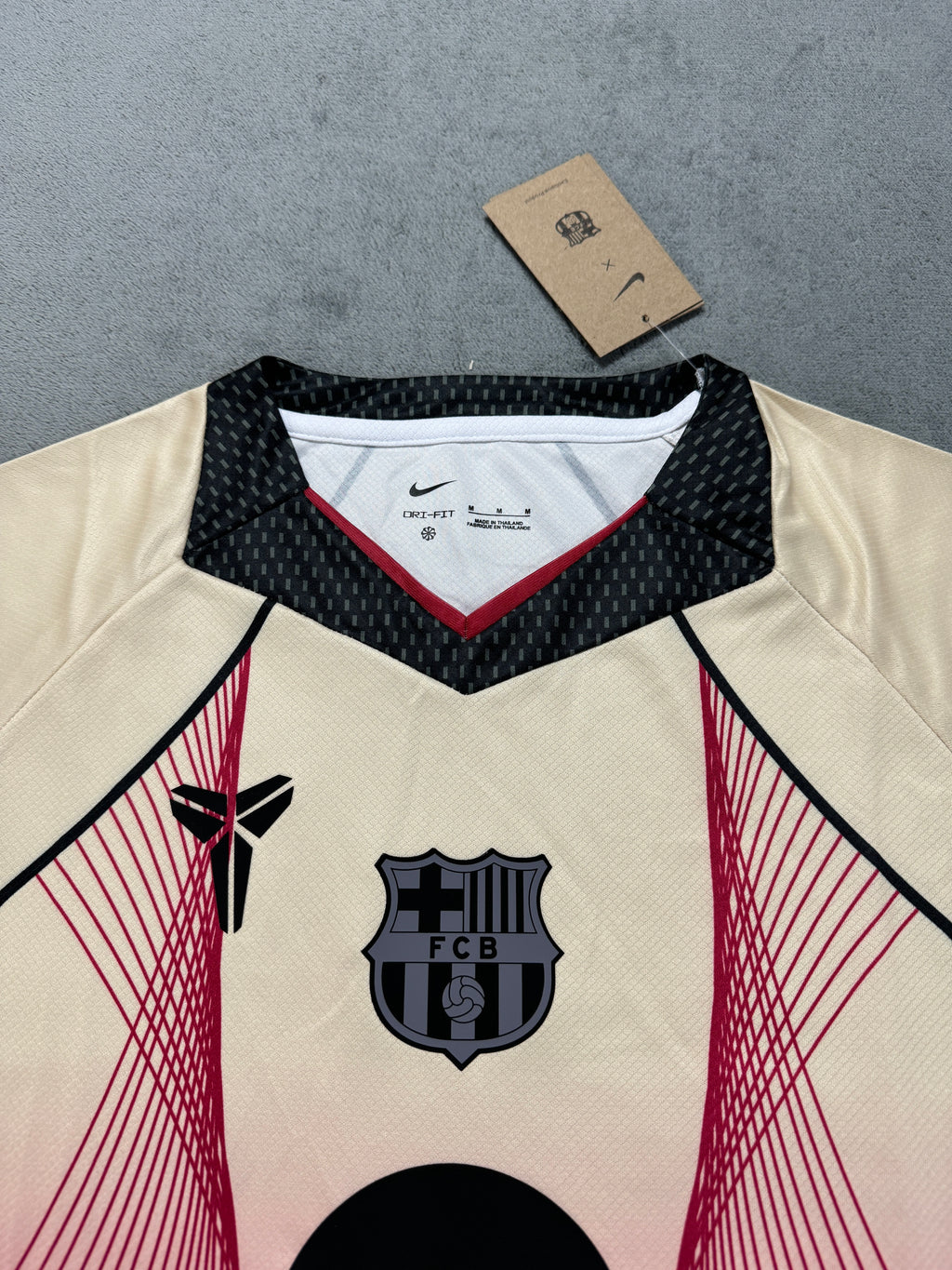 2025-26 Barcelona Pre-Match Training Mud Yellow - image 3