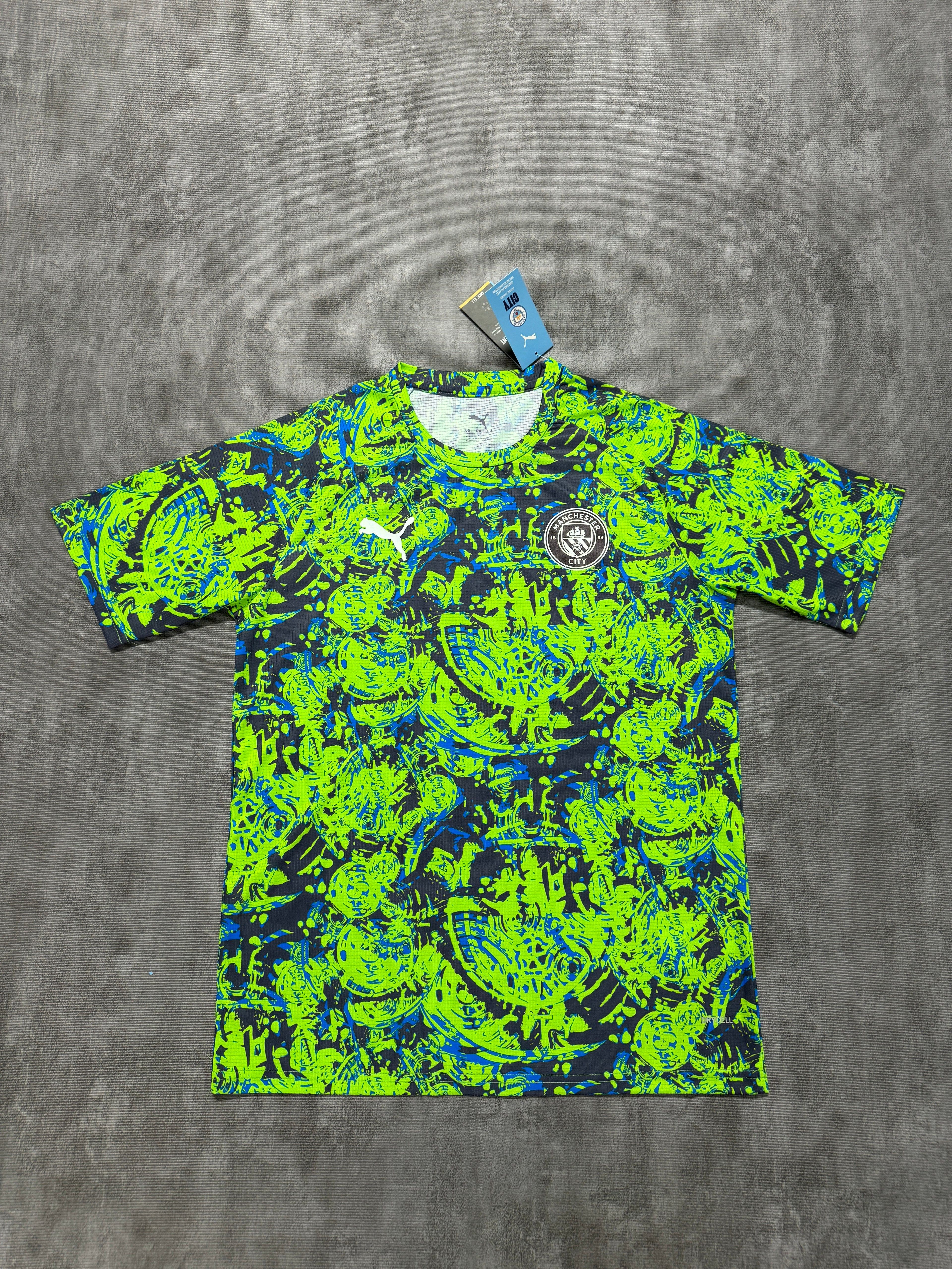 2025-26 Man City Pre-Match Black Green