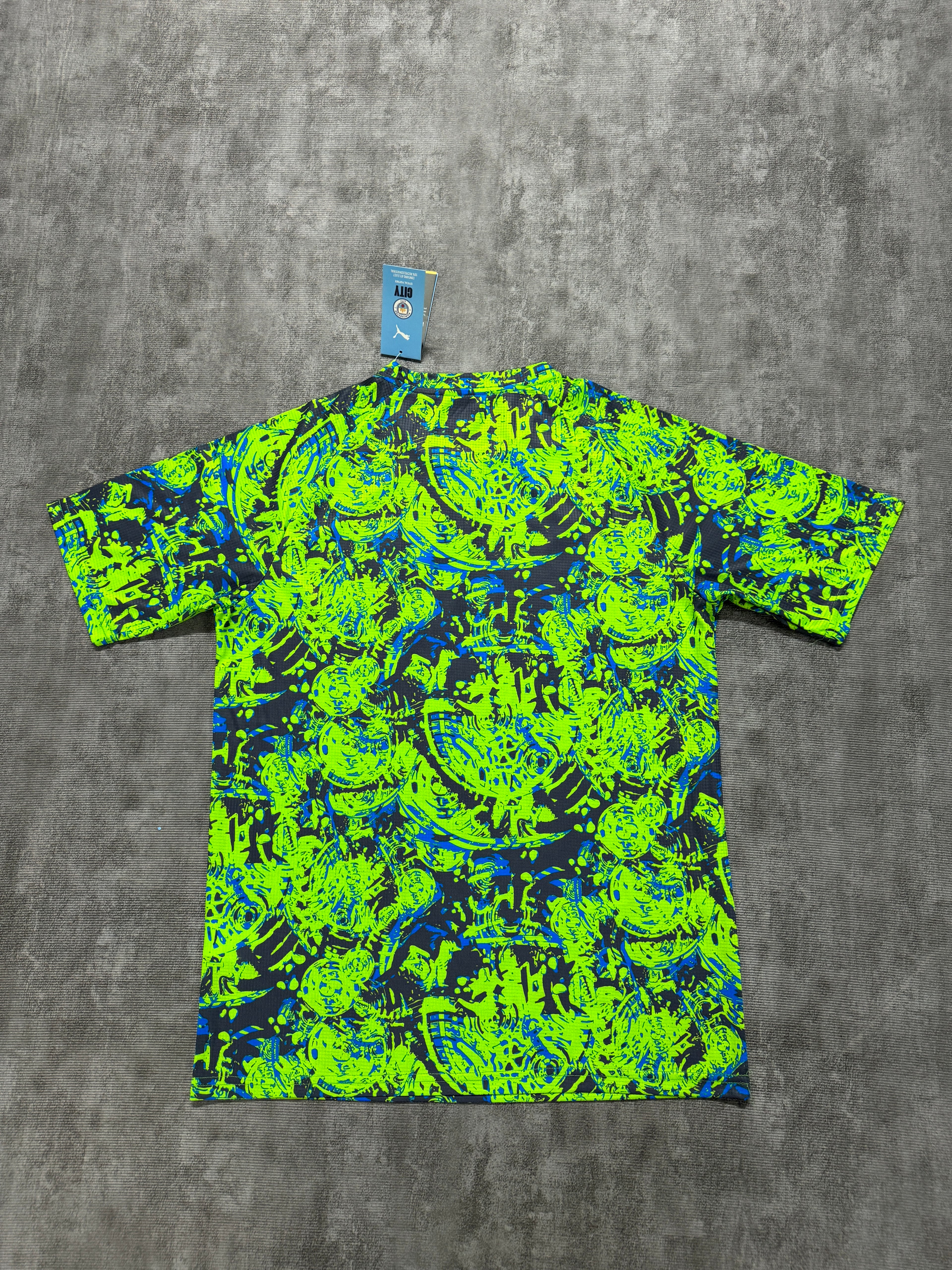 2025-26 Man City Pre-Match Black Green - image 2
