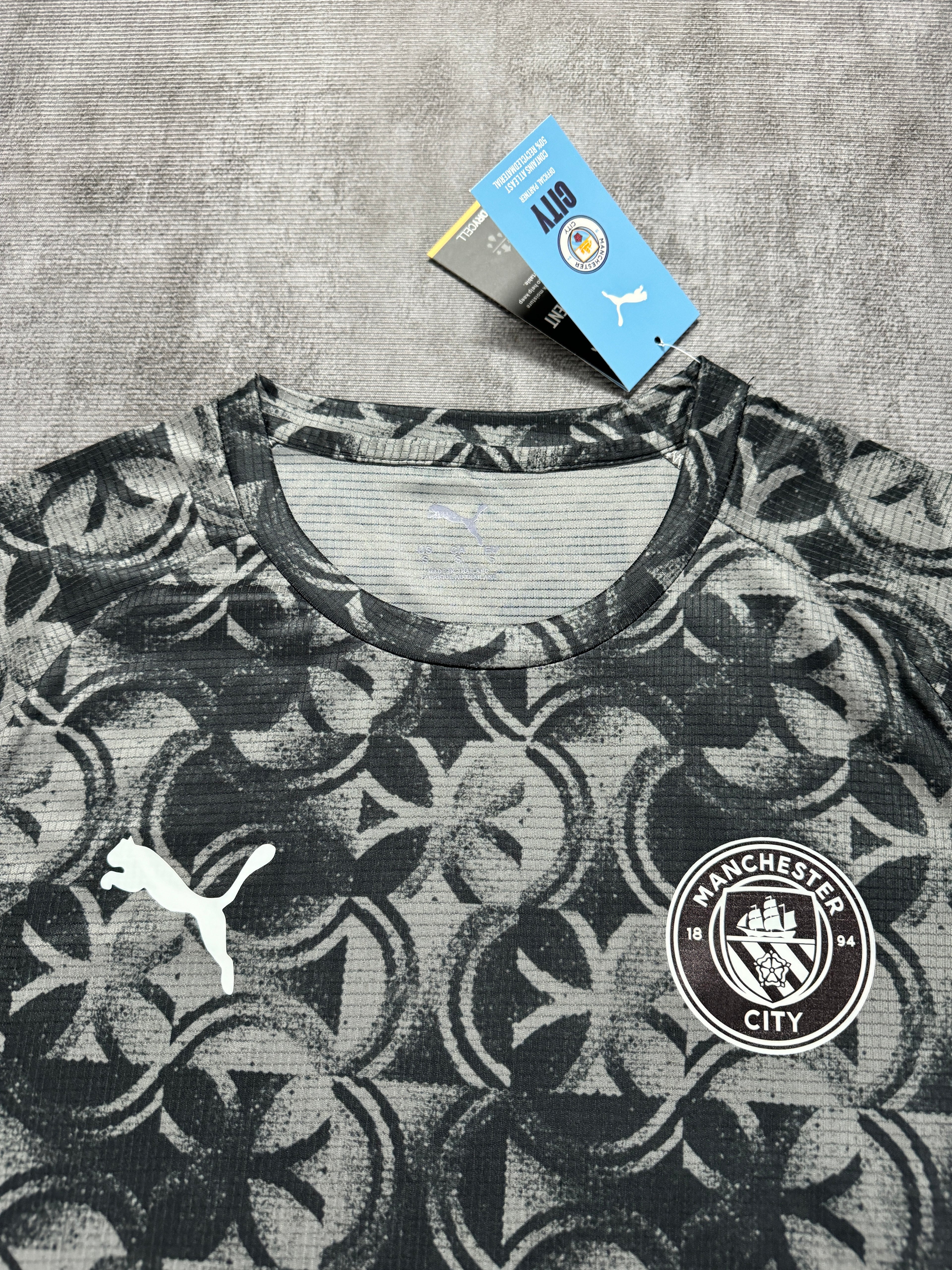 2025-26 Man City Pre-Match Black Grey - image 3