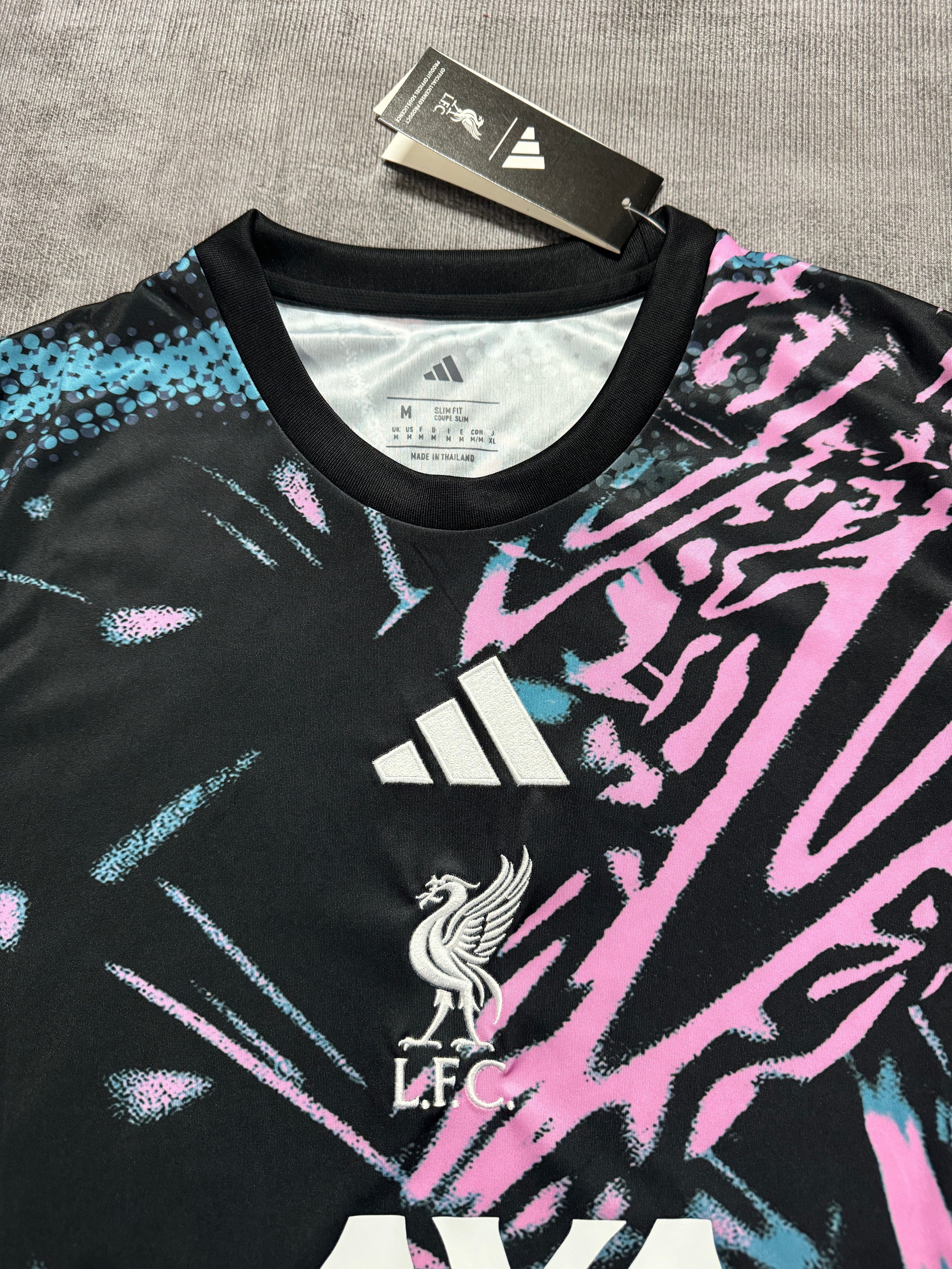 2025-26 Liverpool Training Black Pink - image 3