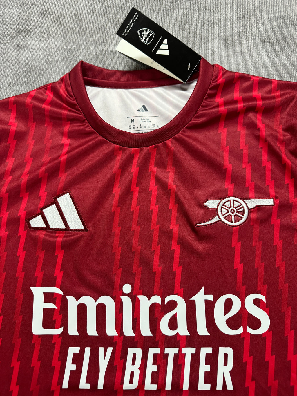 2025-26 Arsenal Training Red Stripes - image 3