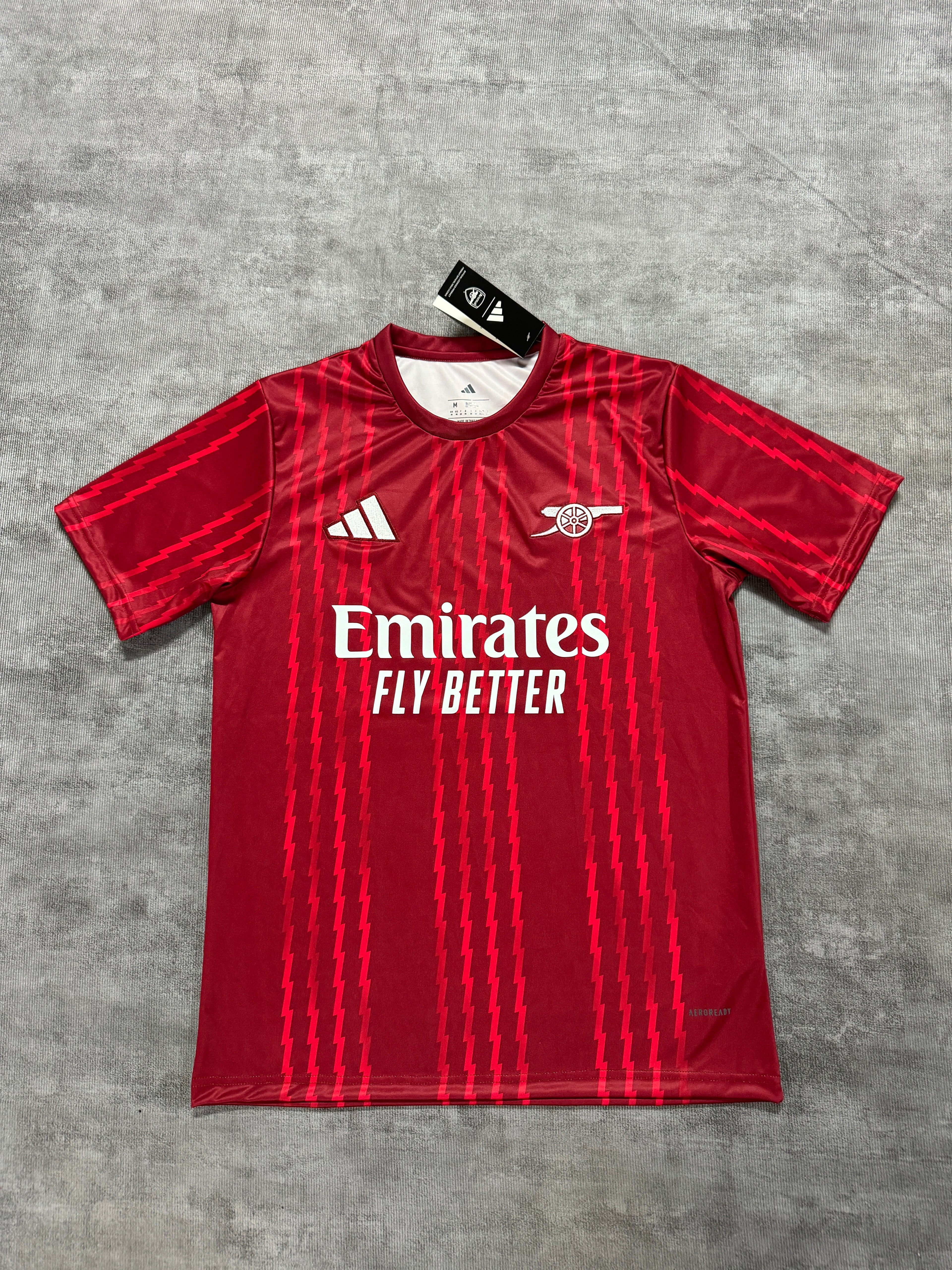 2025-26 Arsenal Training Red Stripes