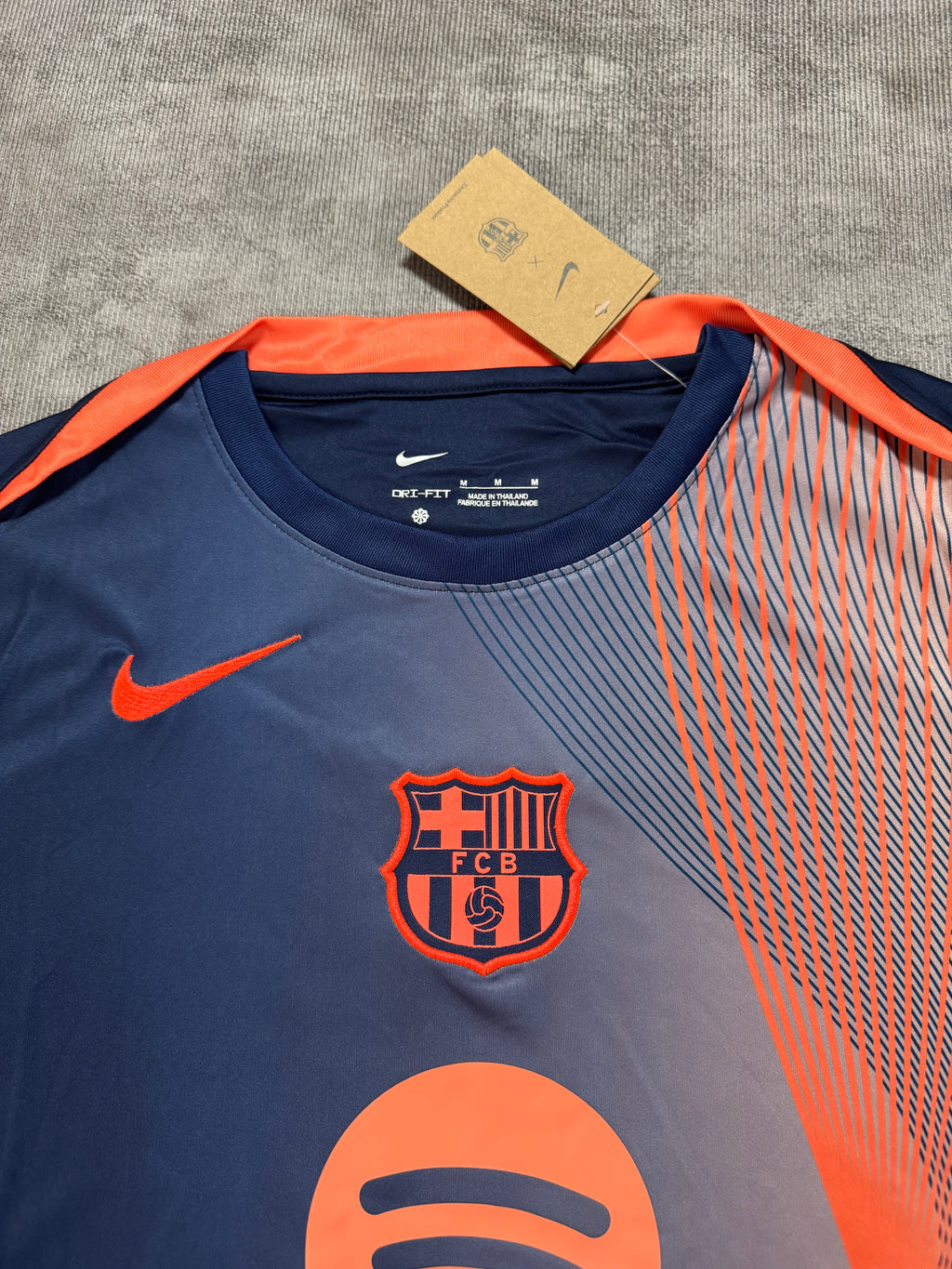 2025-26 Barcelona Training Blue Orange - image 3
