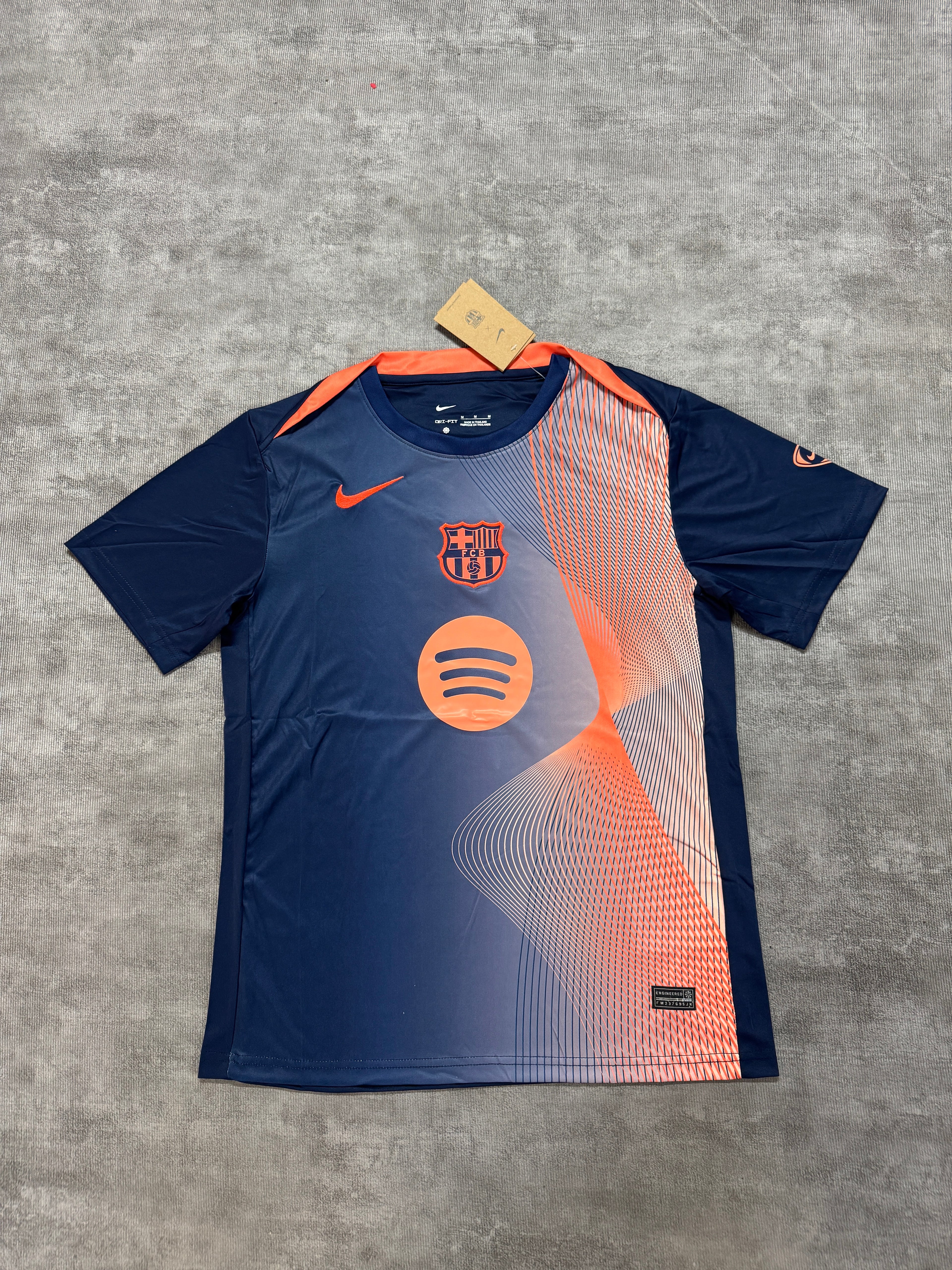 2025-26 Barcelona Training Blue Orange