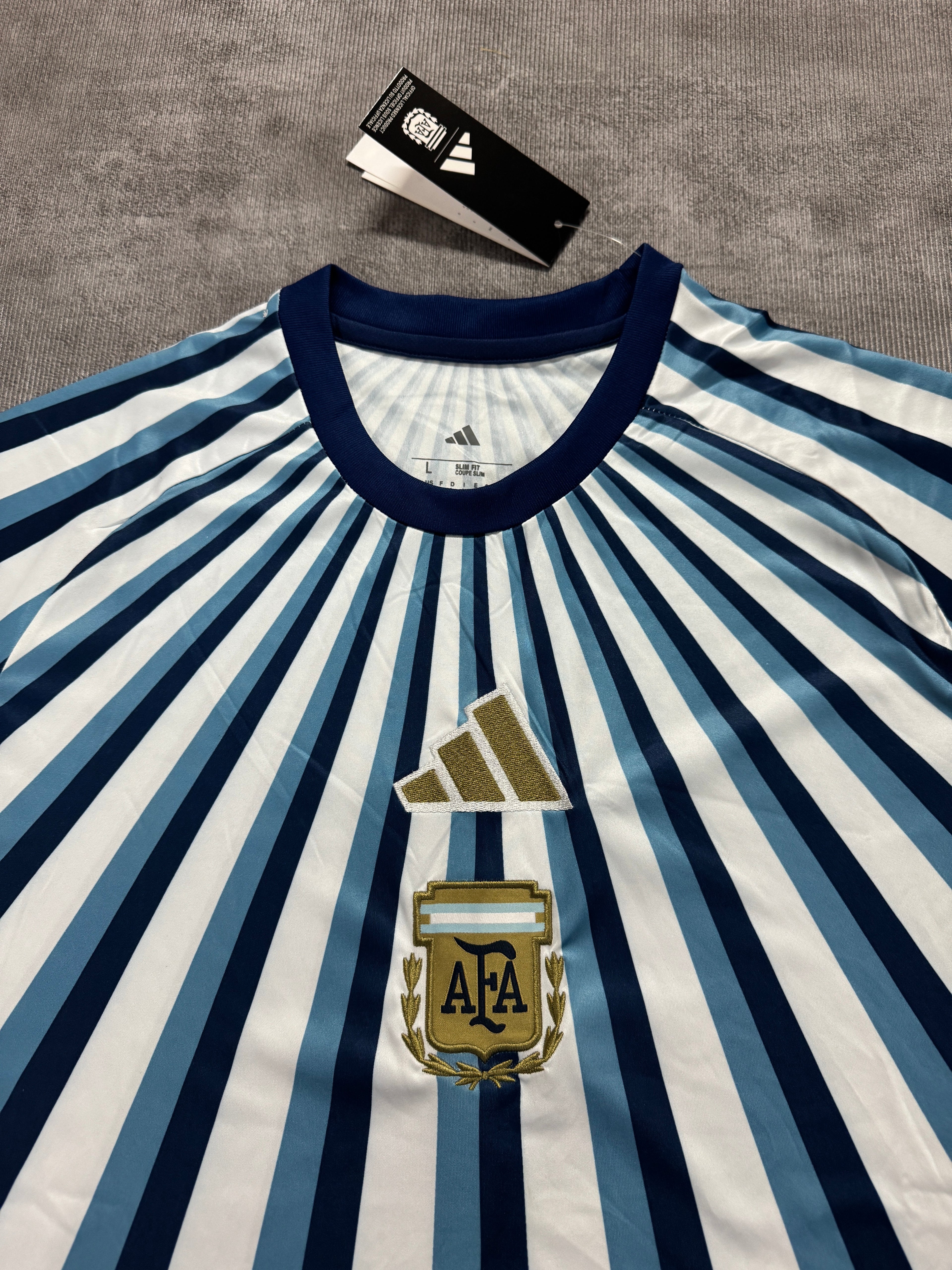2026 Argentina Pre-Match Blue White - image 2