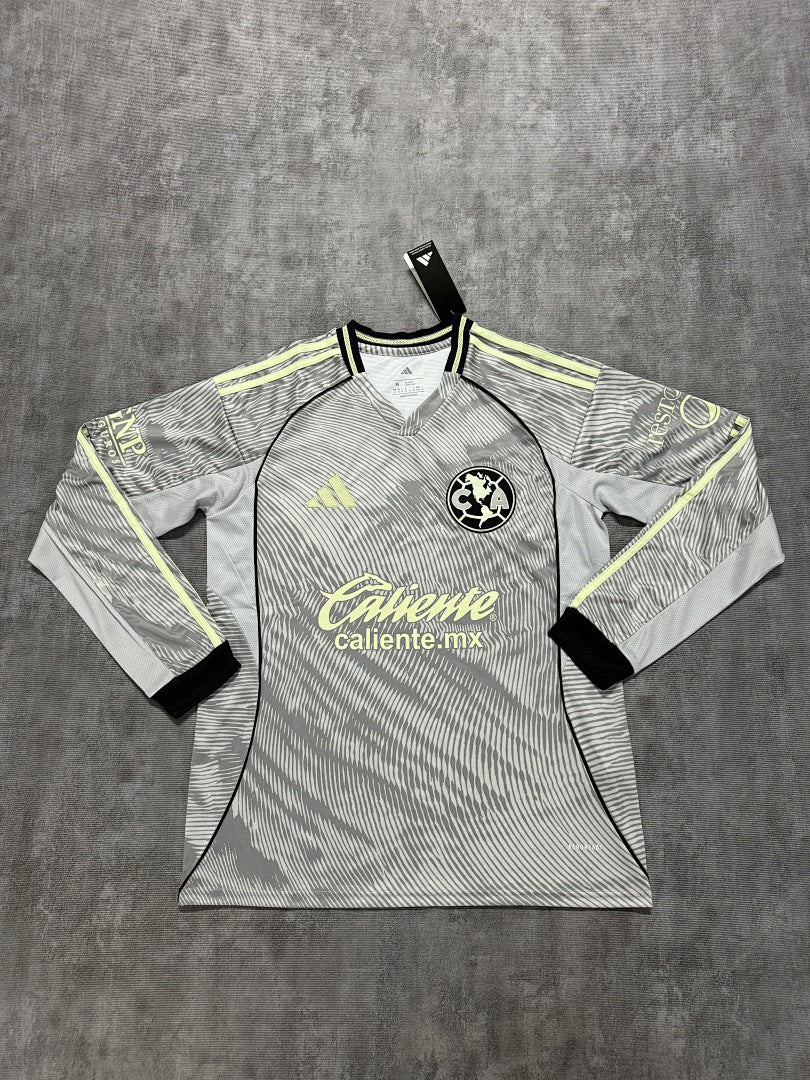 2025-26 Club America Third Grey Long Sleeve - image 3