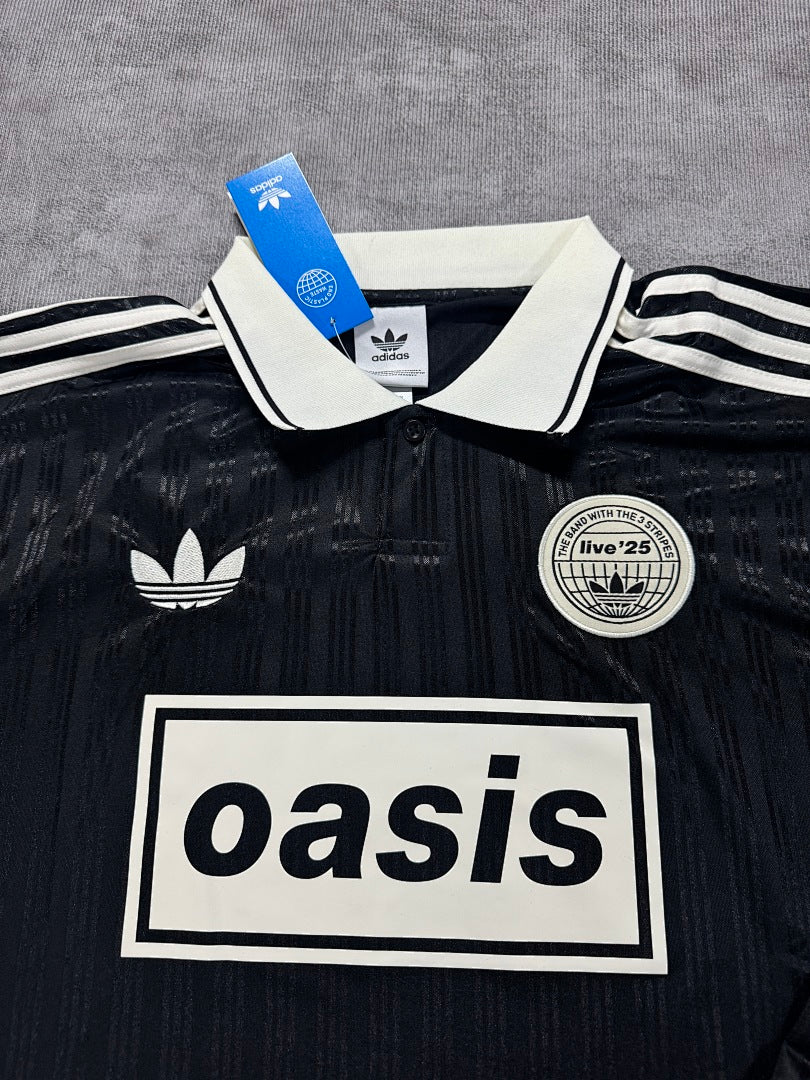 2025-26 Oasis Collab No.25 Black White Long Sleeve - image 2