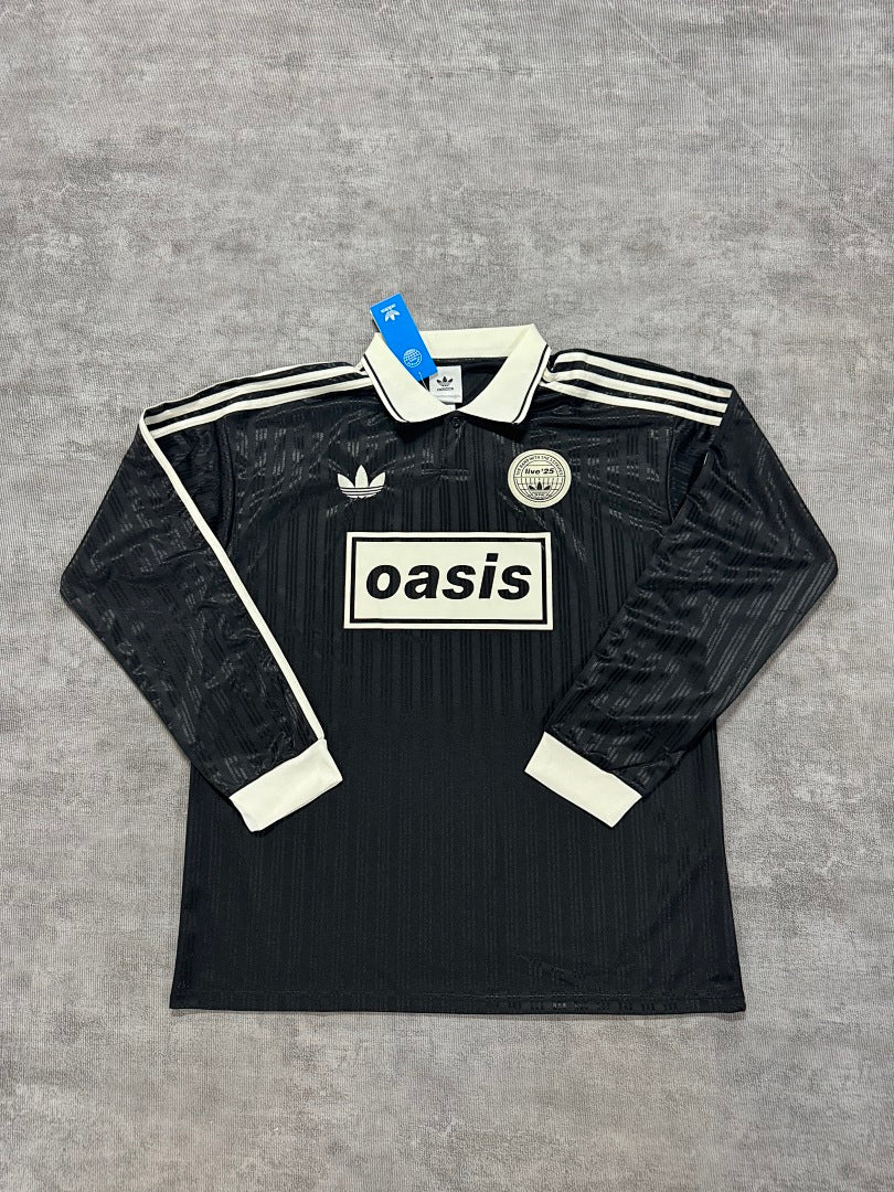 2025-26 Oasis Collab No.25 Black White Long Sleeve - image 3