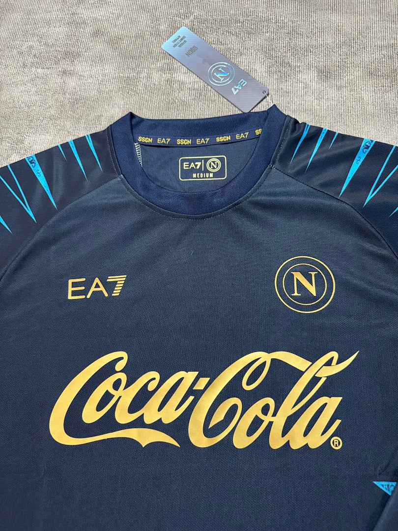 2025-26 Napoli Pre-Match Teal Long Sleeve - image 2